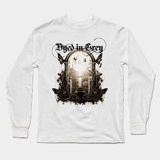 Dyed in Grey - Candle Long Sleeve T-Shirt